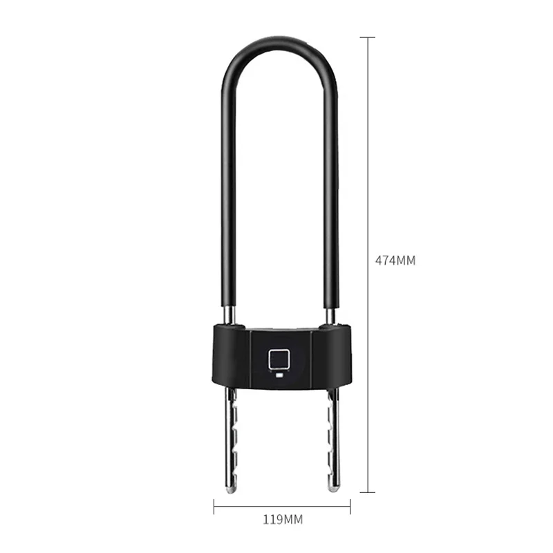 Портативный Умный usb замок для защиты отпечатков пальцев u образный