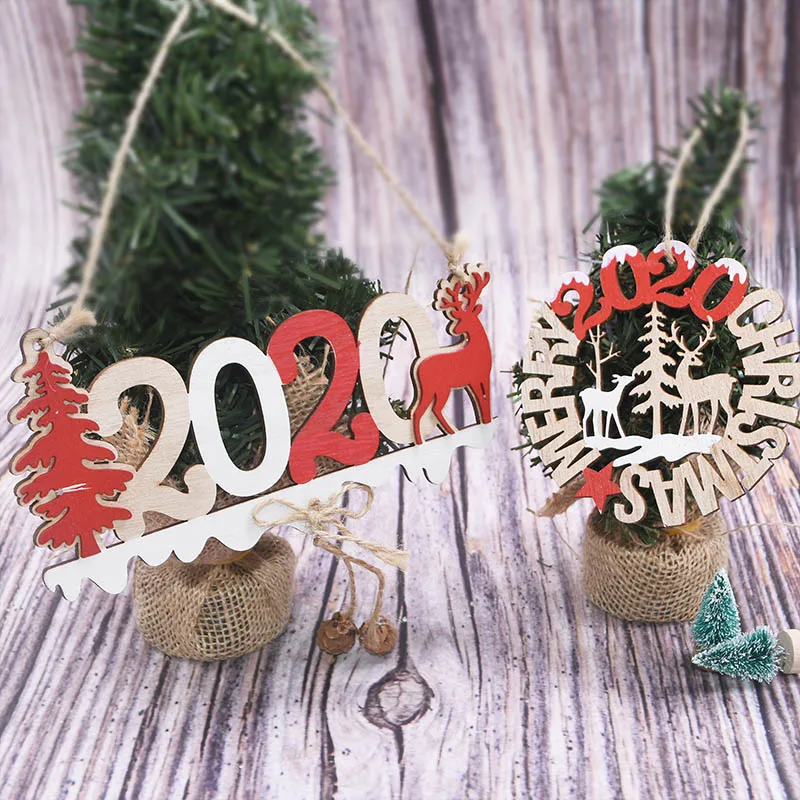 Рождественское украшение 2020 года Елочное дерево с рождественскими буквами