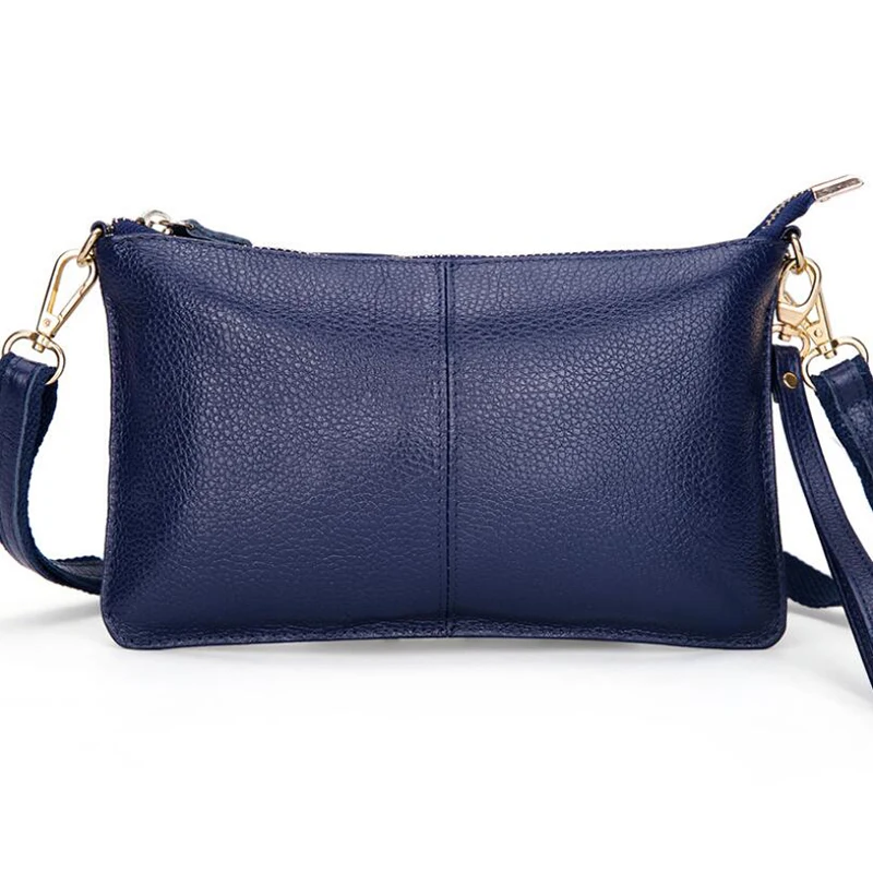 

Purse Fashion cow leather women messenger bags phone clutch bag high quality genuine leather bag small ladies shoulder bag Flap