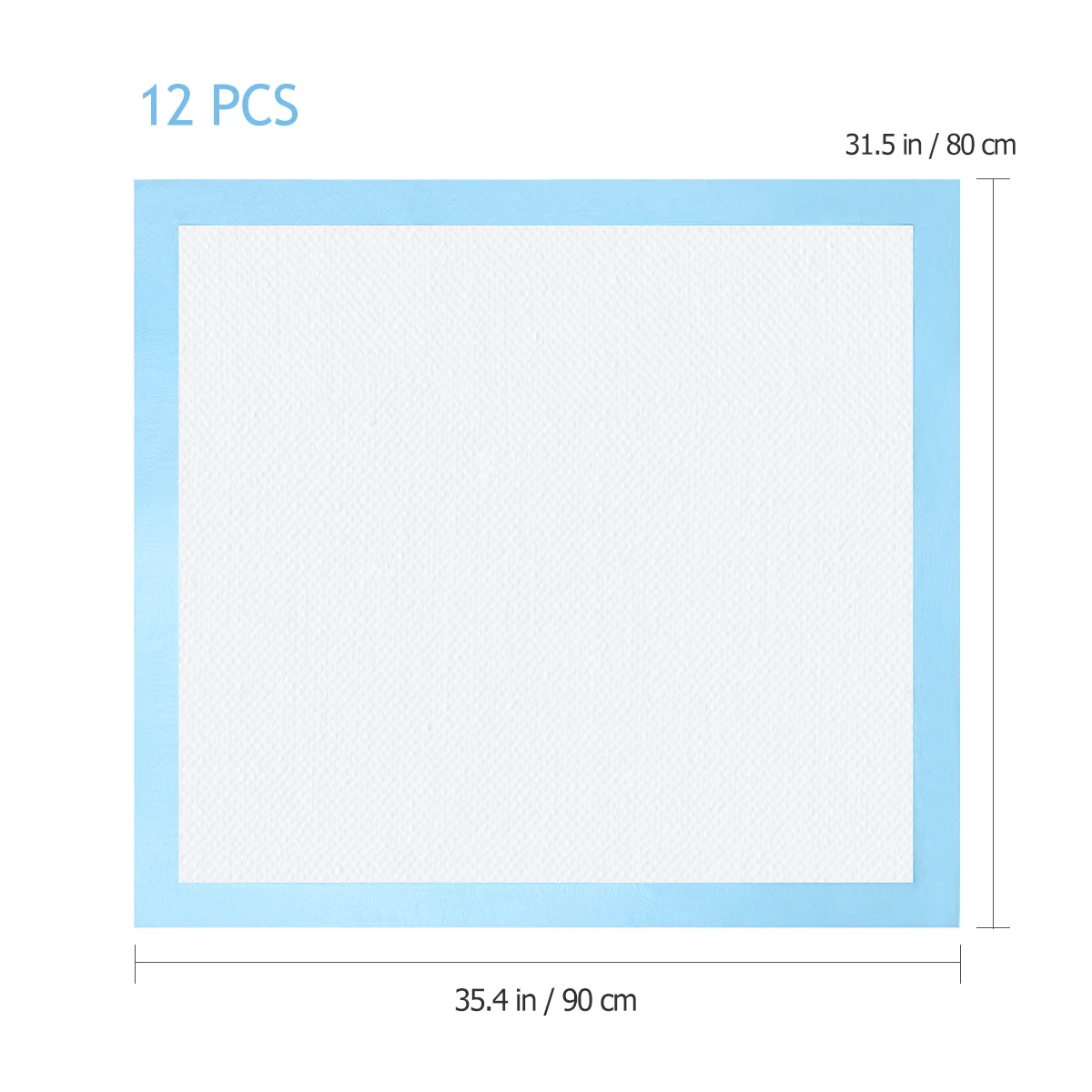 Одноразовые подкладки Healifty 12 шт. абсорбирующие для кровати недержания мочи