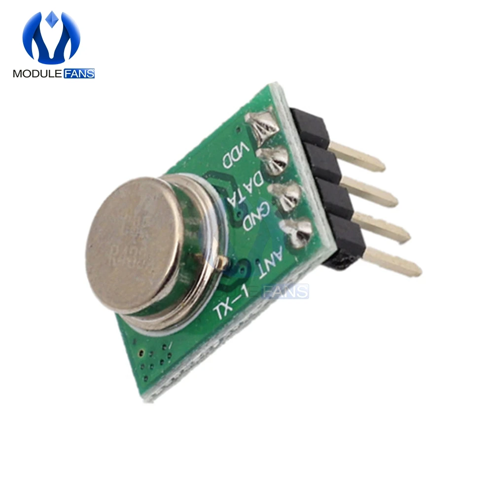433 МГц беспроводной передатчик ASK AM FSK DC 3 V-12 V идеальная плата модуля для Arduino/ARM/AVR