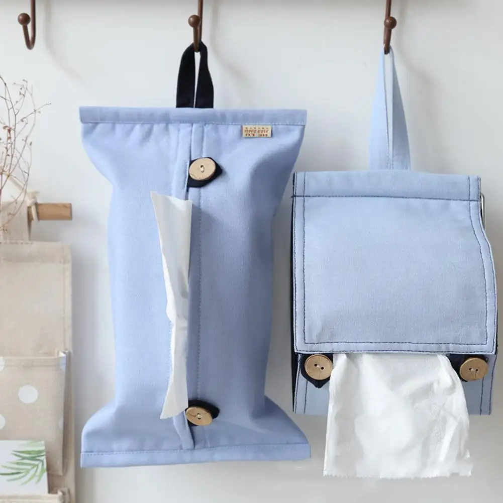 Многоразовый Одноцветный рулонный бумажный держатель для хранения контейнер