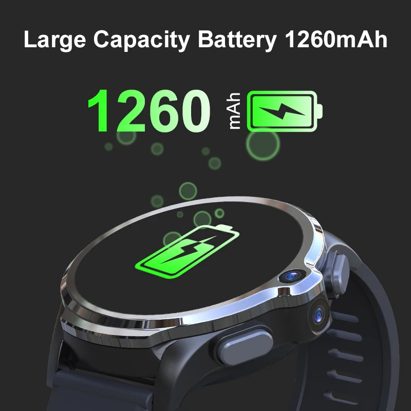 KOSPET Prime, 3 ГБ, 32 ГБ, двойная камера, 1260 мА/ч, батарея, 4G, Смарт-часы, 1,6 дюйма, разблокировка лица, gps, спорт, Bluetooth, Android, Смарт-часы для мужчин