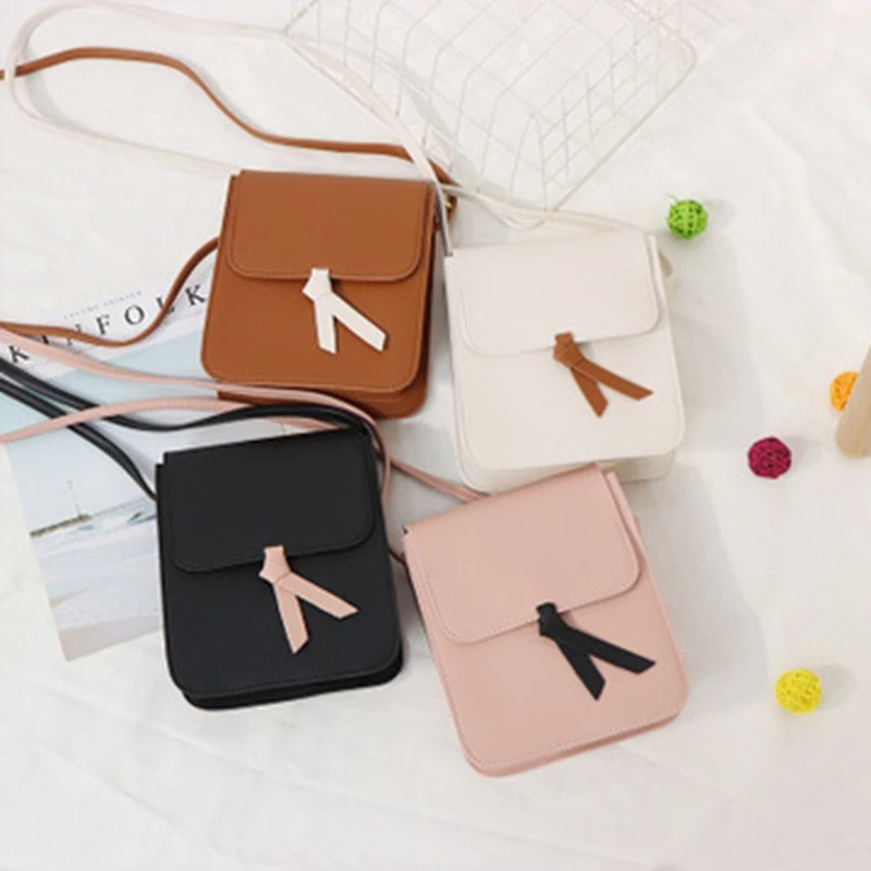 

2020 mobile phone bag new mini simple small square bag contrast color shoulder messenger casual wild female bag