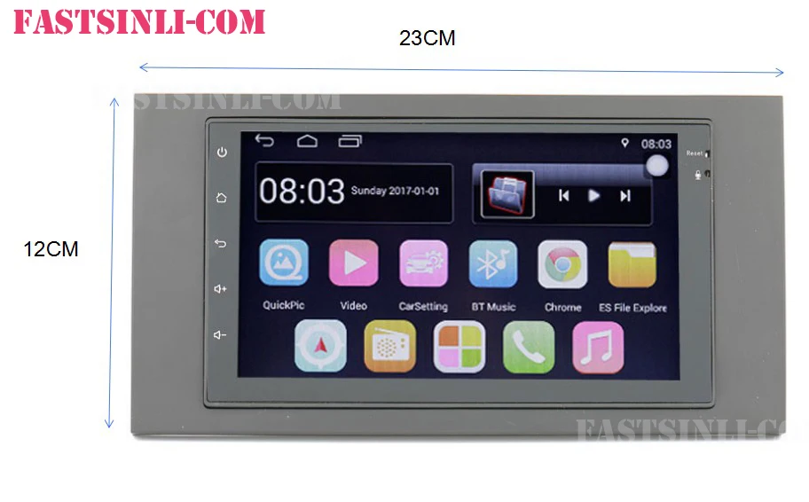 Автомобильный 7-дюймовый Android-радиоприемник для Ford Transit Focus max 2din мультимедийный