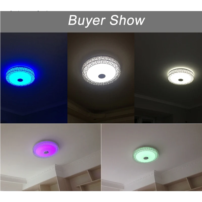 Светодиодный потолочный светильник s RGB APP с музыкой и пультом дистанционного