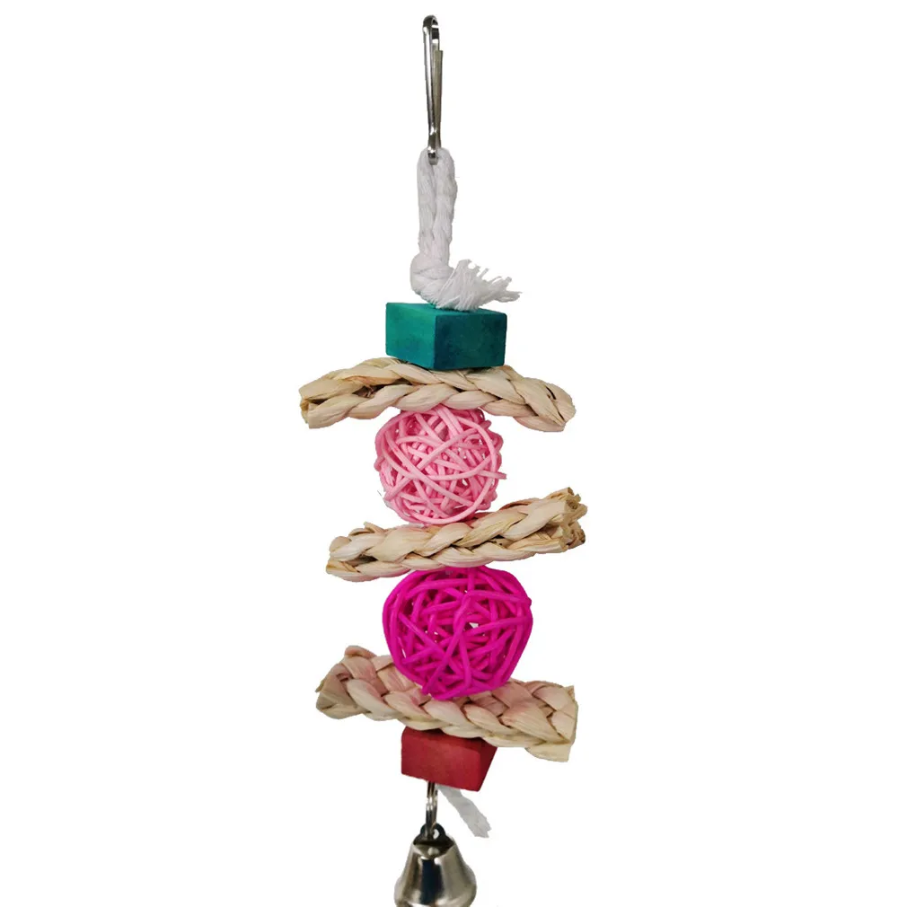 Набор игрушечных попугаев цвет 7 шт./компл. принадлежности для птиц игрушки