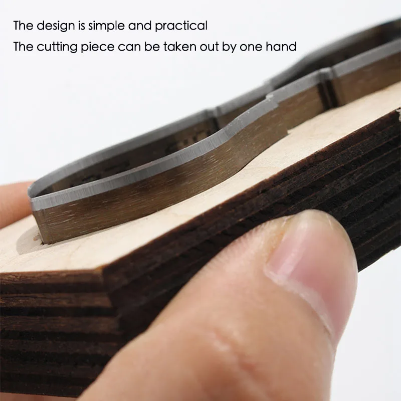 Съемник для кожи молнии резак японское стальное лезвие молния вытяжной шаблон