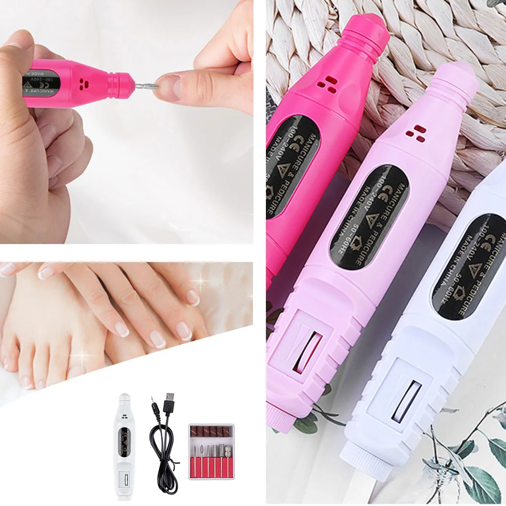 Набор для маникюра 5 в 1 набор стрижки ногтей Электрический салонный корректор