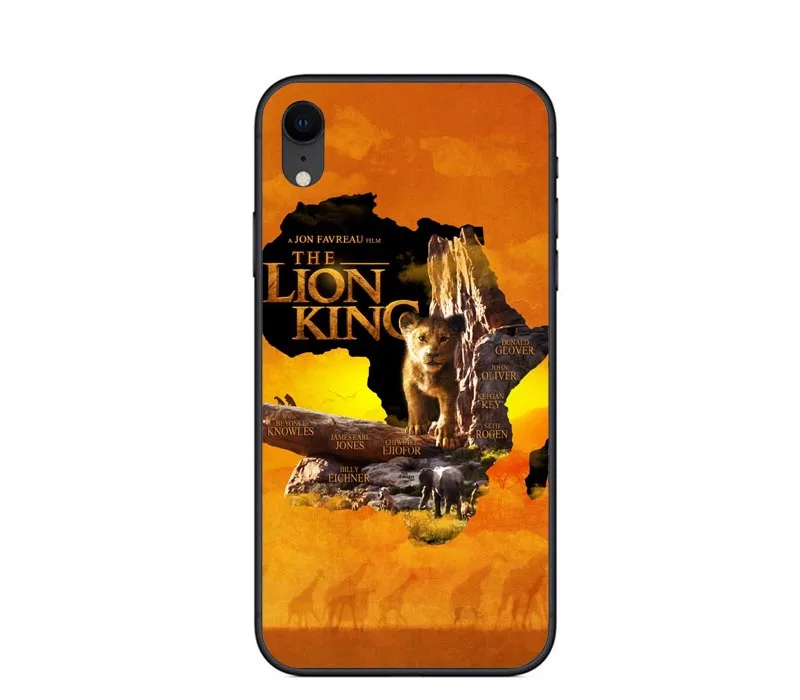 TPU Мягкий силиконовый чехол для телефона Lion King Simba из ТПУ для Apple iPhone 8 7 6 6S Plus X XS MAX 5 5S SE XR чехол Coque Capa - Цвет: TPU