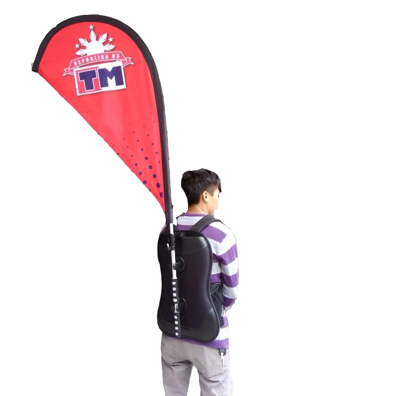 Free Shipping Backpack Advertising Flag Teardrop Flag/Backpack Flag Banner/ Flying Banner/Custom Flag