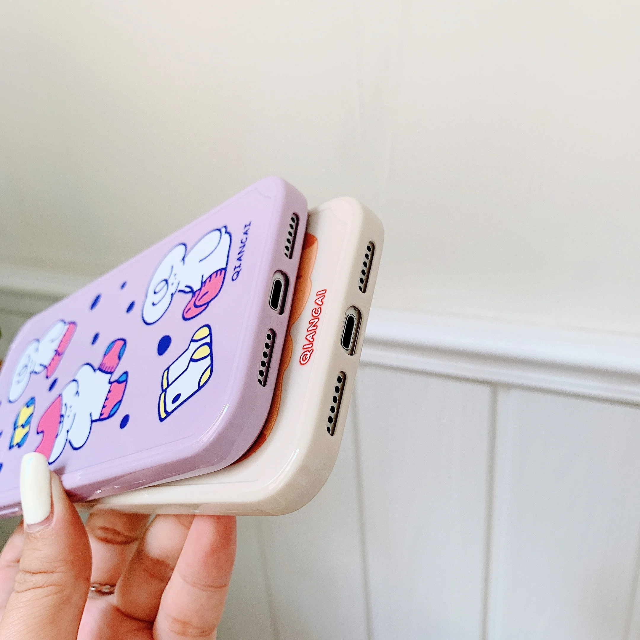 

Cute Cartoon Phone Case For iPhone 11 Pro 12 Mini 7 8 Plus X XS MAX XR SE 2020 Camera Lens Protection Shockproof Soft Back Cover