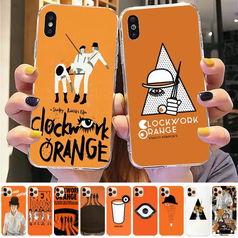 

A Clockwork Orange Phone Case for iphone 13 8 7 6 6S Plus X 5S SE 2020 XR 11 12mini pro XS MAX