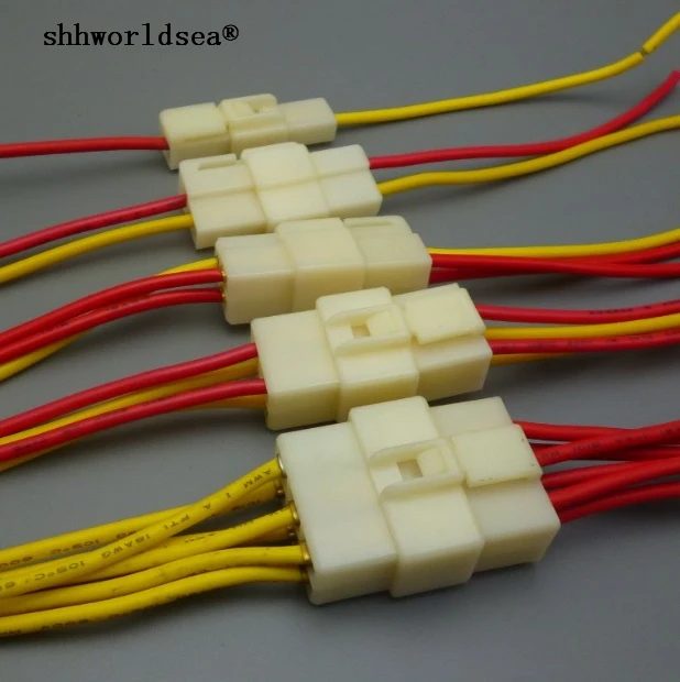 Worldgolden, 6,3 мм, 1P, 2P, 3P, 4P, 6P, контактный/ходовой обжимной терминал, наборы коннекторов «папа», «мама», вилка для мотоцикла, автомобиля