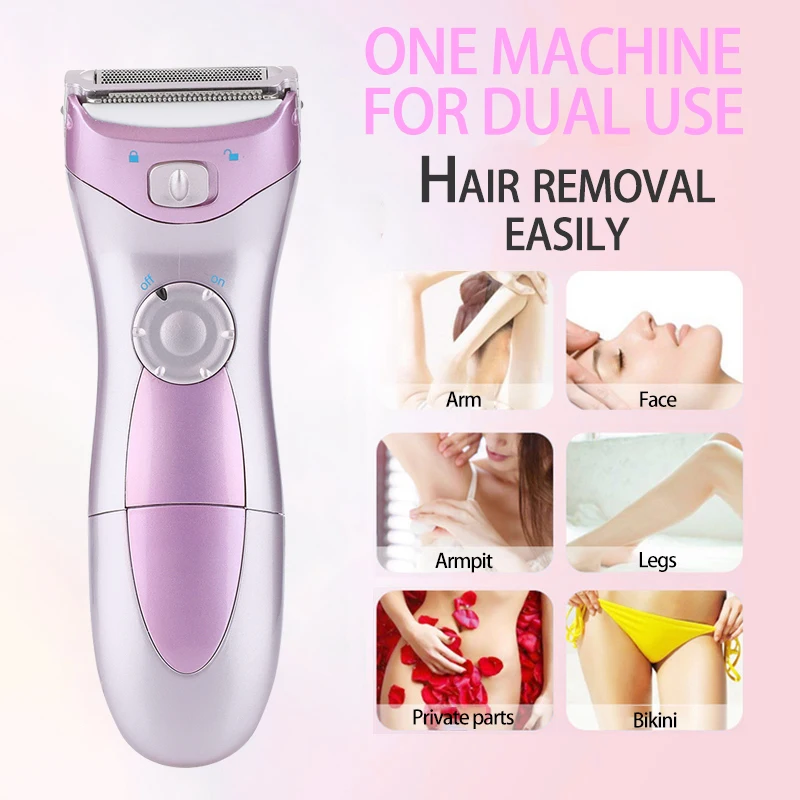 

Electric Razor Painless Female Epilator Shaver Hair Removal Electric Lady Trimmer Bikini Depilatory Legs Body depilador