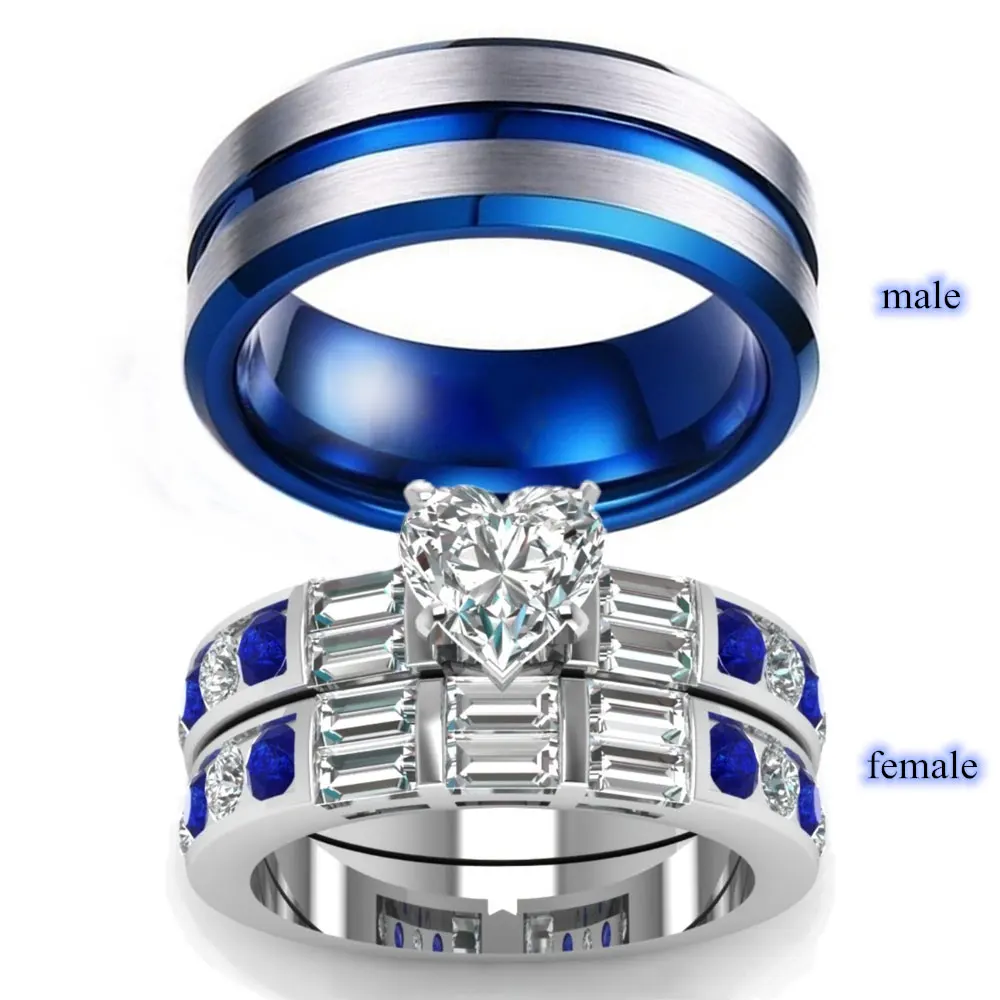 Парные кольца из нержавеющей стали