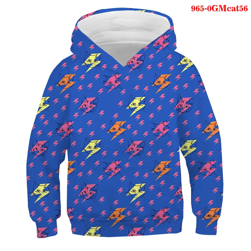 

Cute Cat Hoodies Kawaii Baby Girl Animal Hoodies Boys and Girls Sweatshirts Harajuku Kids Clohtes Toddler Boy Children Hoodie