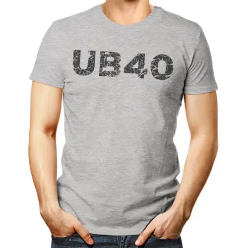 UB40 унисекс футболка серая для женщин и мужчин подарок Топ музыка регги группа