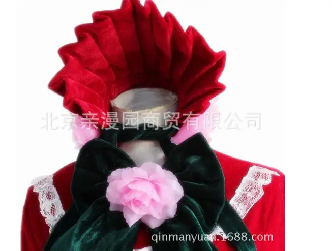 

Brand New Anime Rozen Maiden Cosplay Costume Shinku Reiner Rubin Cosplay Costumes Red Velvet Dress Full set