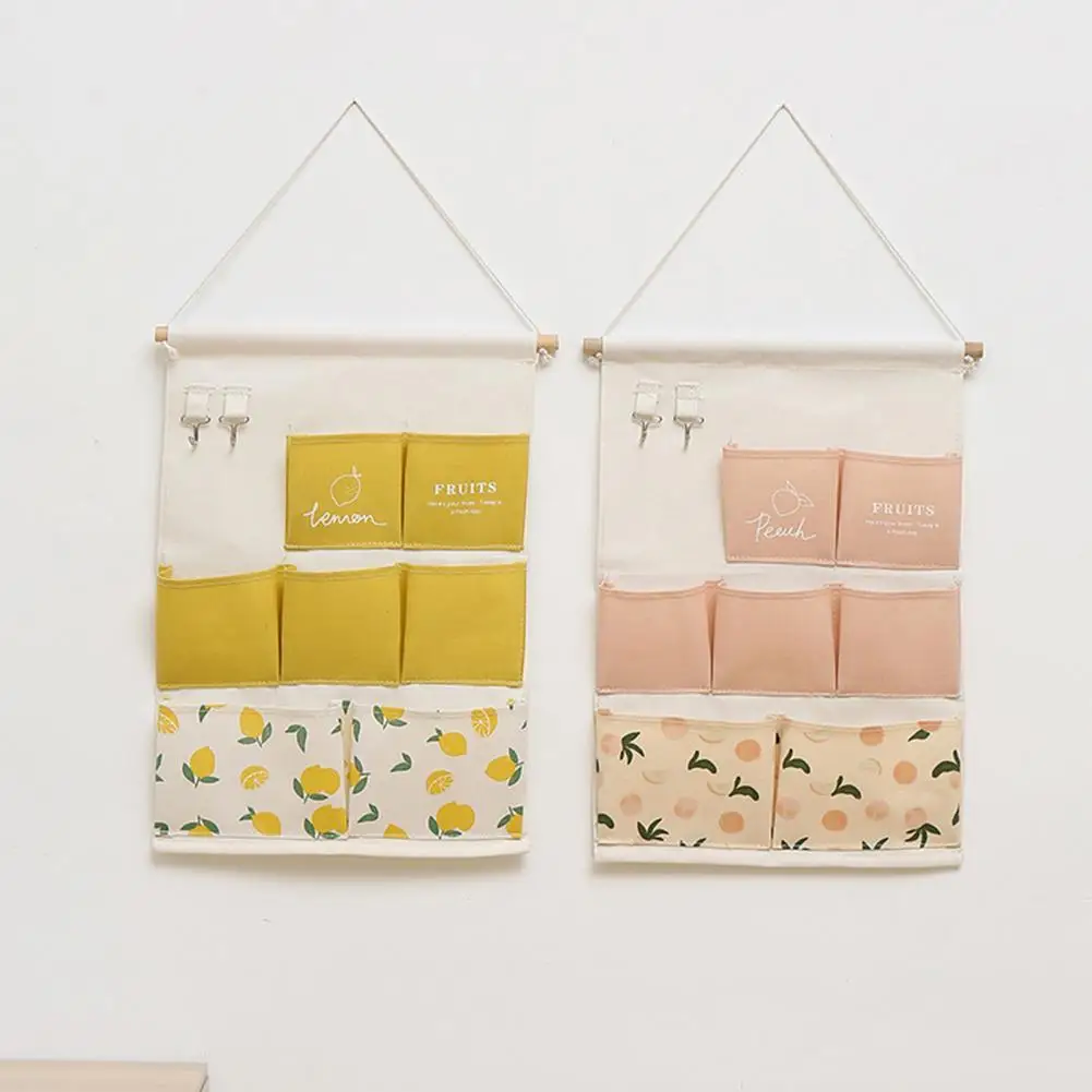 

Anti-fade Practical Hanging Multi-pocket Storage Bag for Living Room