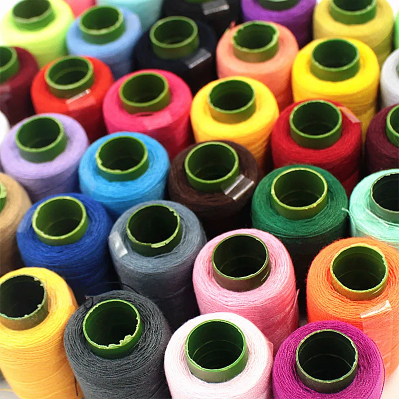 300 м/рулон высокопрочная хлопковая машинная вышивка швейные нитки для ручного