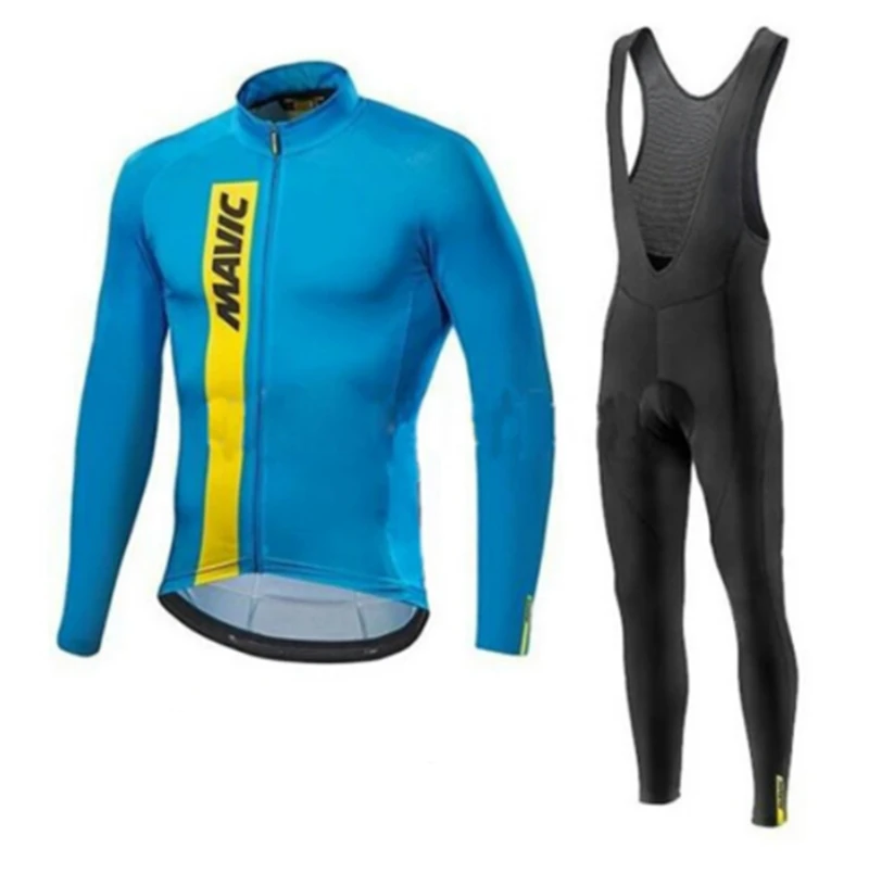 Cycling suit Командный Mavic, набор Джерси для велоспорта, мужской костюм для триатлона, весенний Ropa Ciclismo Hombre MTB, одежда для велоспорта с длинным рукавом - Цвет: Cycling suit