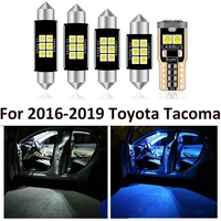 10 pcs car white interior led light bulb package for 2016 2017 2018 2019 toyota tacoma map dome license lamp light accessories