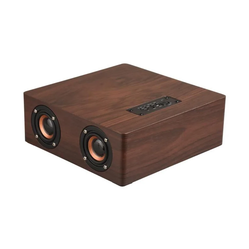 Домашний офис Настольный Деревянный беспроводной Hi-Fi стерео сабвуфер Bluetooth громкий динамик fm-радио музыкальный аудио плеер динамик - Цвет: Style 3