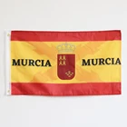 Флаг Испании с крестом бордового Креста Сан-Андрес испанский терцзы испанский армейский полицейский район Мурсия