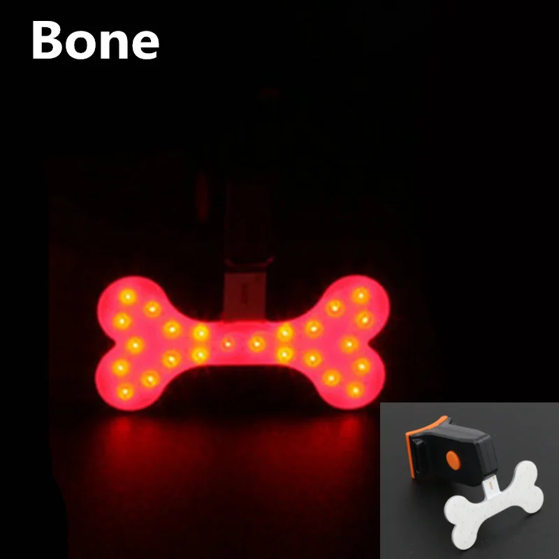 Bicycle Light USB Heart Type COB Bead High-brightness Warning Bone Round For MTB Road Bike Adjustable Taillight | Спорт и
