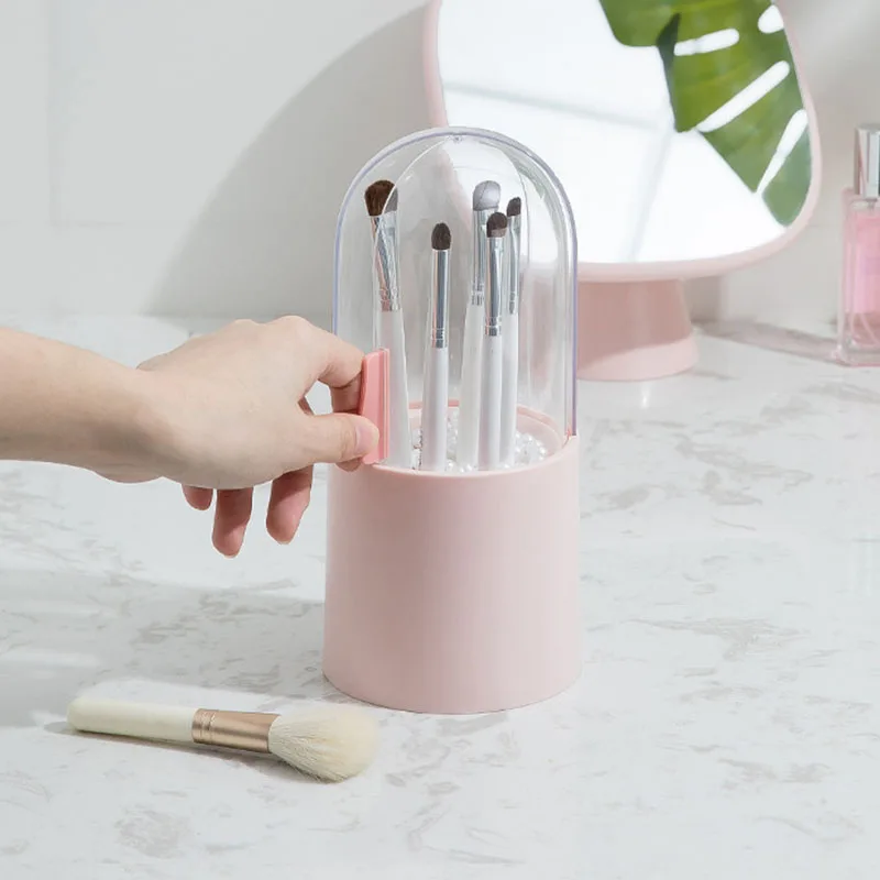 

Side-Open Storage Container Lipstick Makeup Brush Holder Case Makeup Brushes Lipstick Box Makeup Barrel