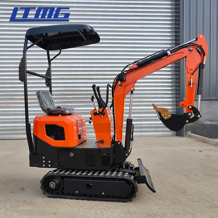 

New mini diggers excavators 800kg 1ton 7.5kw 10HP mini Crawler Excavator small excavate prices