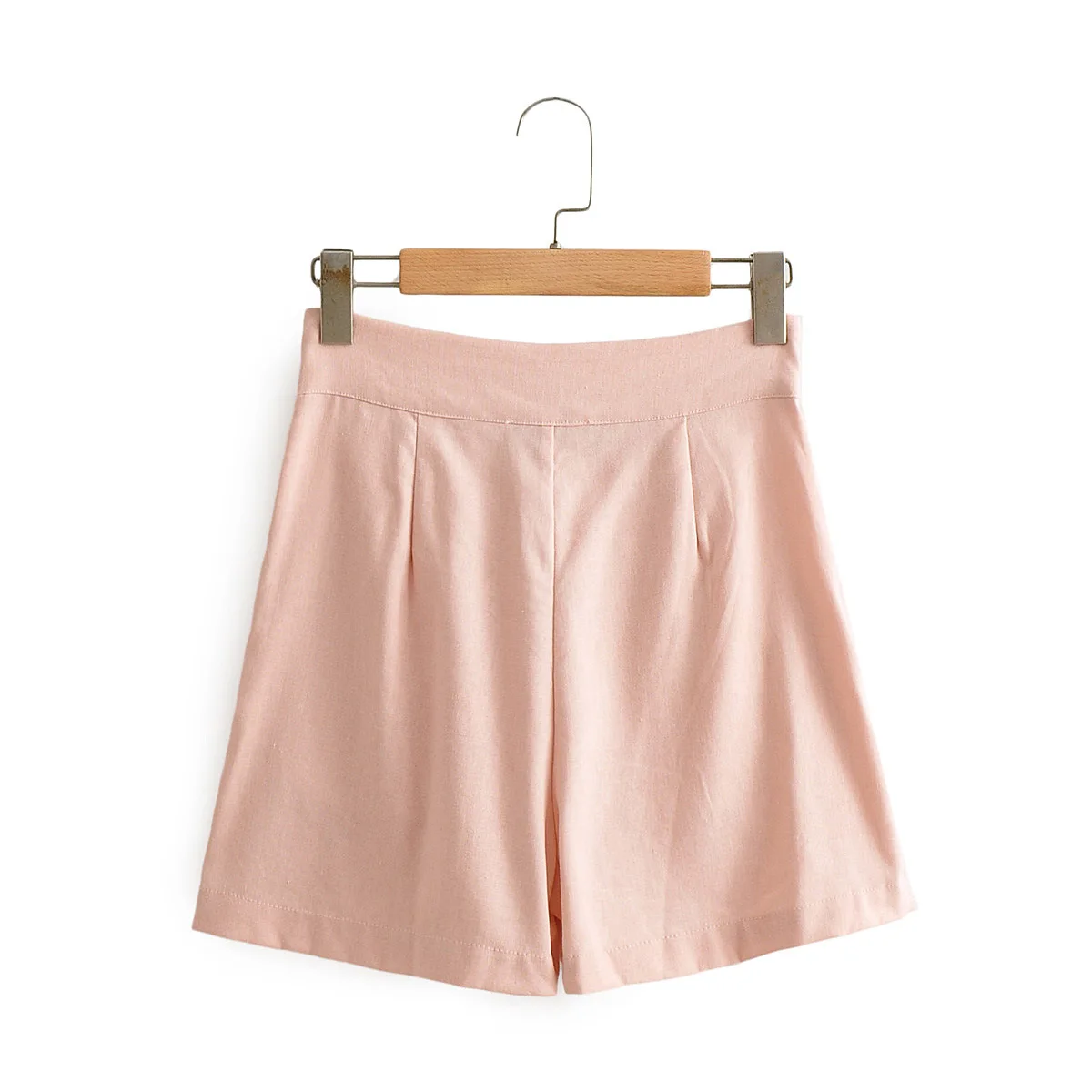 

Summer Women's Pure Color Lace-up Sexy Lingerie Style Camis High Waist Shorts Suits