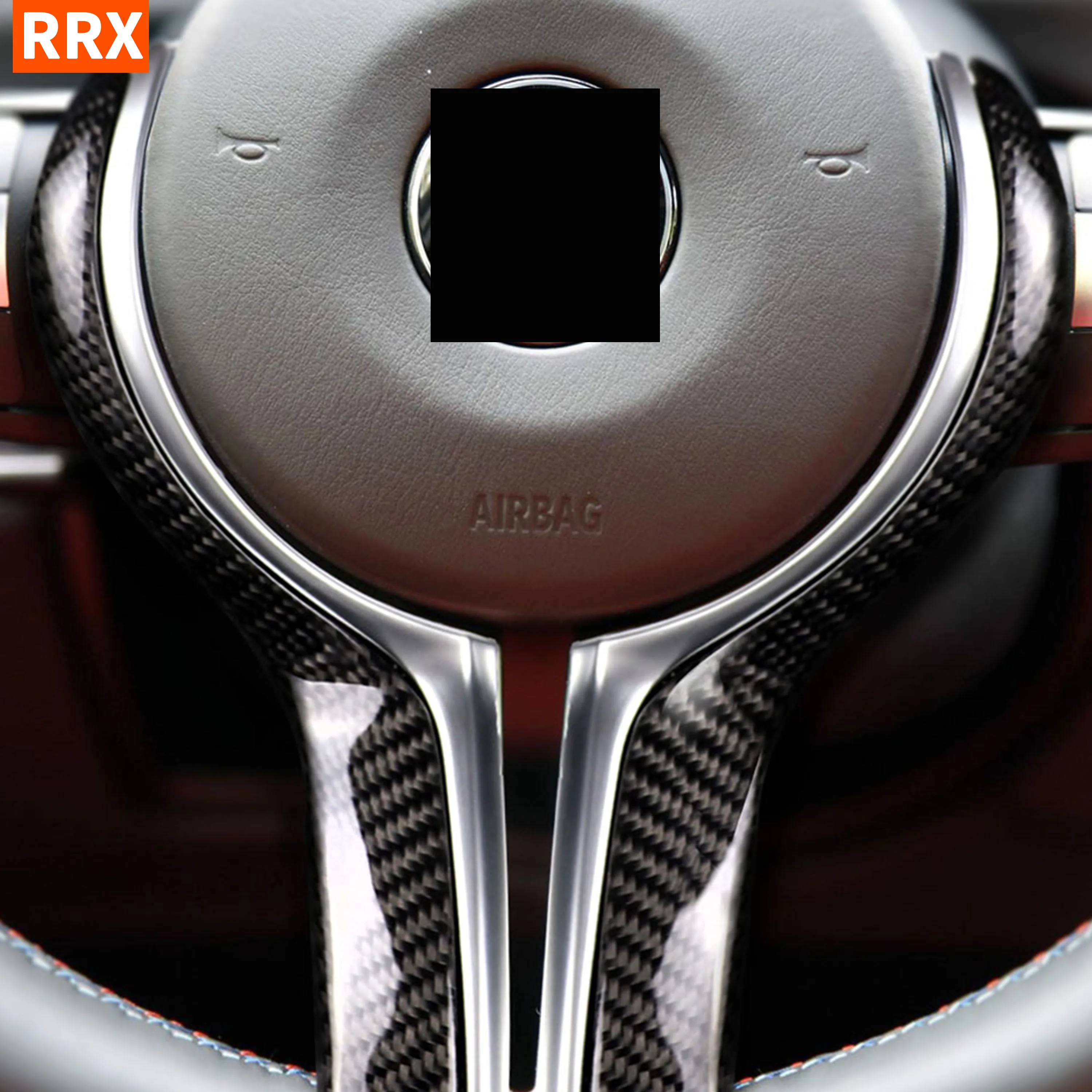 Скидка Накладка на руль из углеродного волокна для BMW F80 M3 F82F83 M4 F10 M5 F06 F12F13 M6 F15 X5M F16 X6M, сменные автомобильные аксессуары