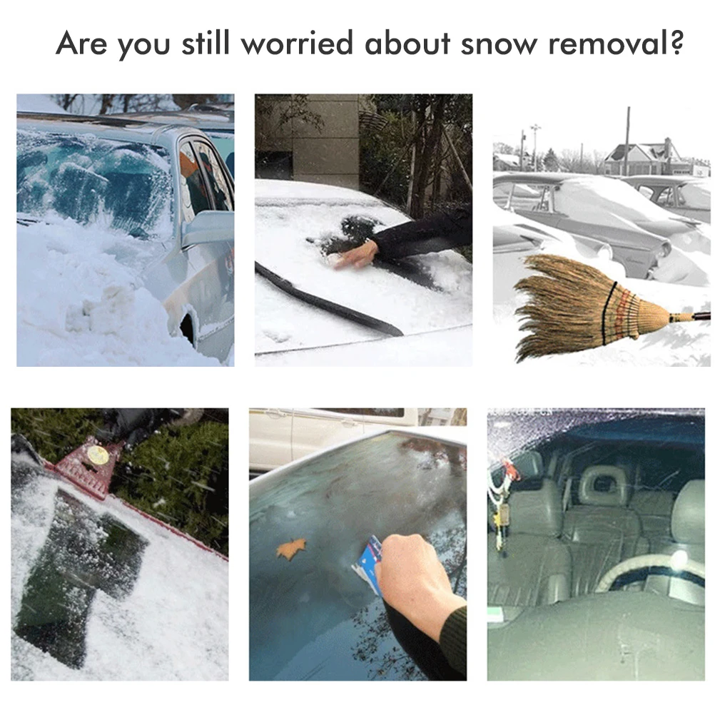 

Multifunctional Car Deicing And Snow Shoveling Brush Detachable Two-In-One Ice Scraper Snow Removal Brush Car Cleaning Brush