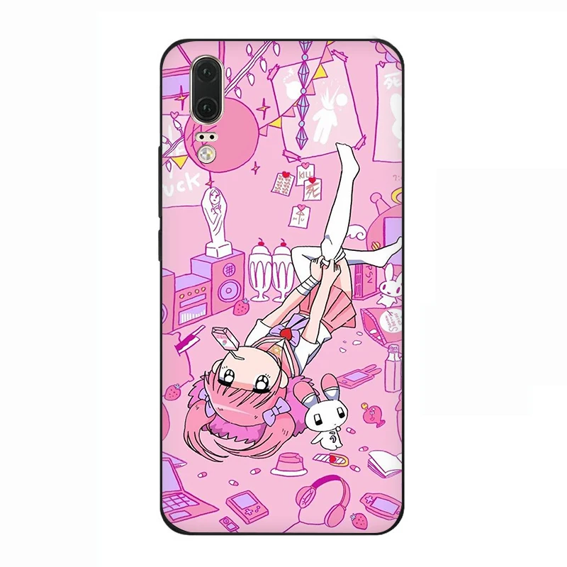 B1 EWAU Girly Pastel Witch Goth силиконовый телефон чехол для Huawei P8 P9 P10 P20 P30 Lite Mini Pro P Smart Z Plus - Цвет: B1