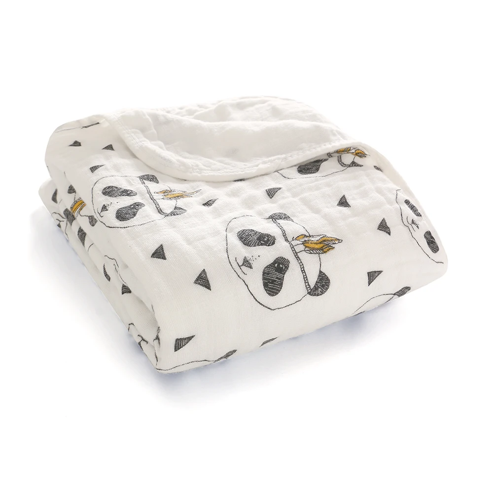 Одеяло детское Двухслойное из муслина 100% хлопок 110*150 см | Мать и ребенок