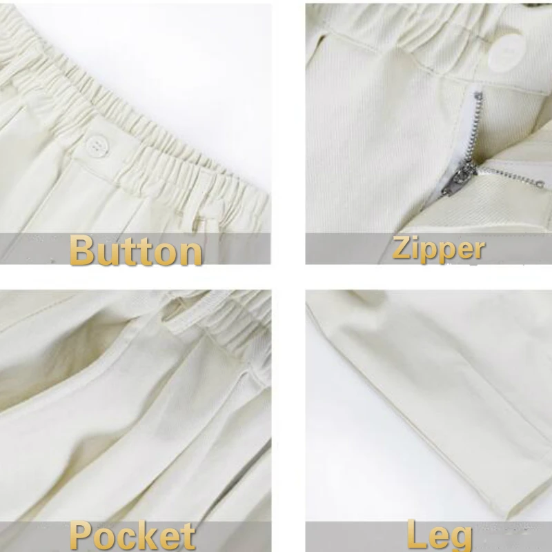 

Wide Leg Pants Women Solid Oversize 2XL Loose Chic Streetwear Unisex Trousers Womens Harajuku Sweet All-match Korean Style New