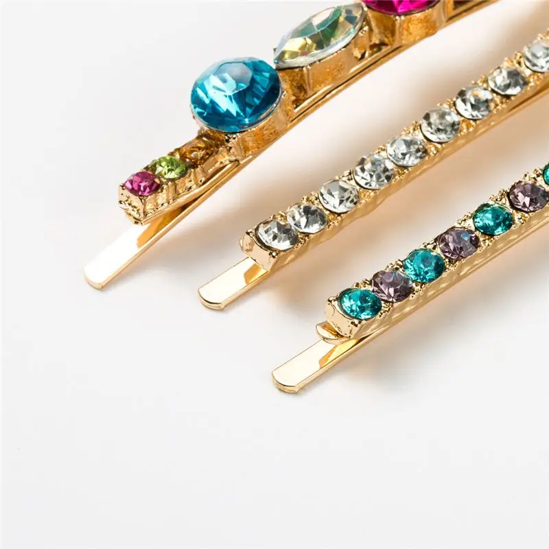 

5pcs/set New Fashion Shiny Rhinestone Crystal Pearl Hair Clip Hairpins Barrettes For Girl Women Headwear Hair Accessories