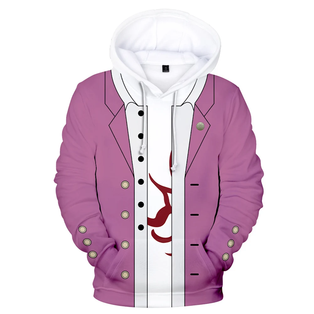 

Худи для косплея «Danganronpa V3: Killing Harmony Kaito Momota», свитшот с 3D принтом для мужчин и женщин, Повседневная Уличная одежда, пуловер