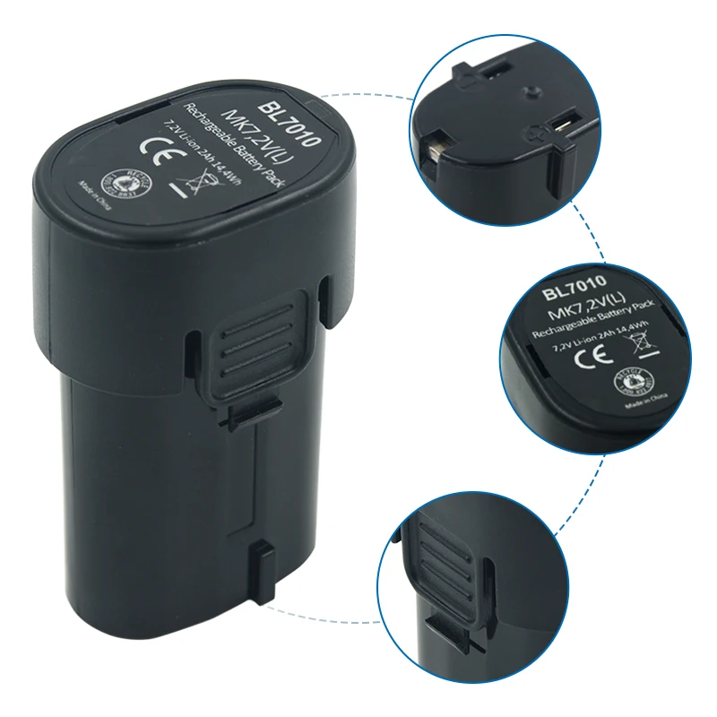BL7010 7 2 V 3000mAh/2000mAh/1500mAh литий ионная аккумуляторная батарея для Makita TD090D DF030D DF330D TD021