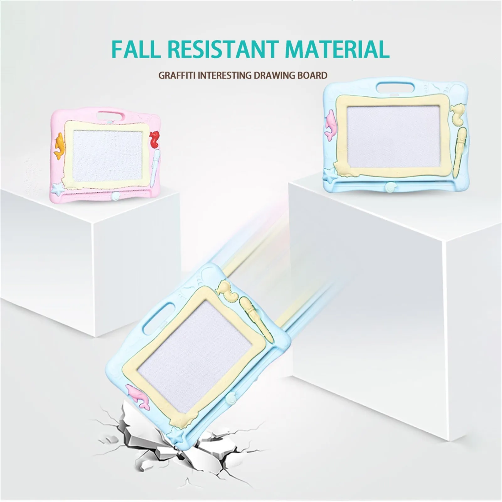 

2020 Children's Drawing Board Colorful Doodle Drawing Board Magnetic Writing Board Drawing brinquedos F manualidades nios