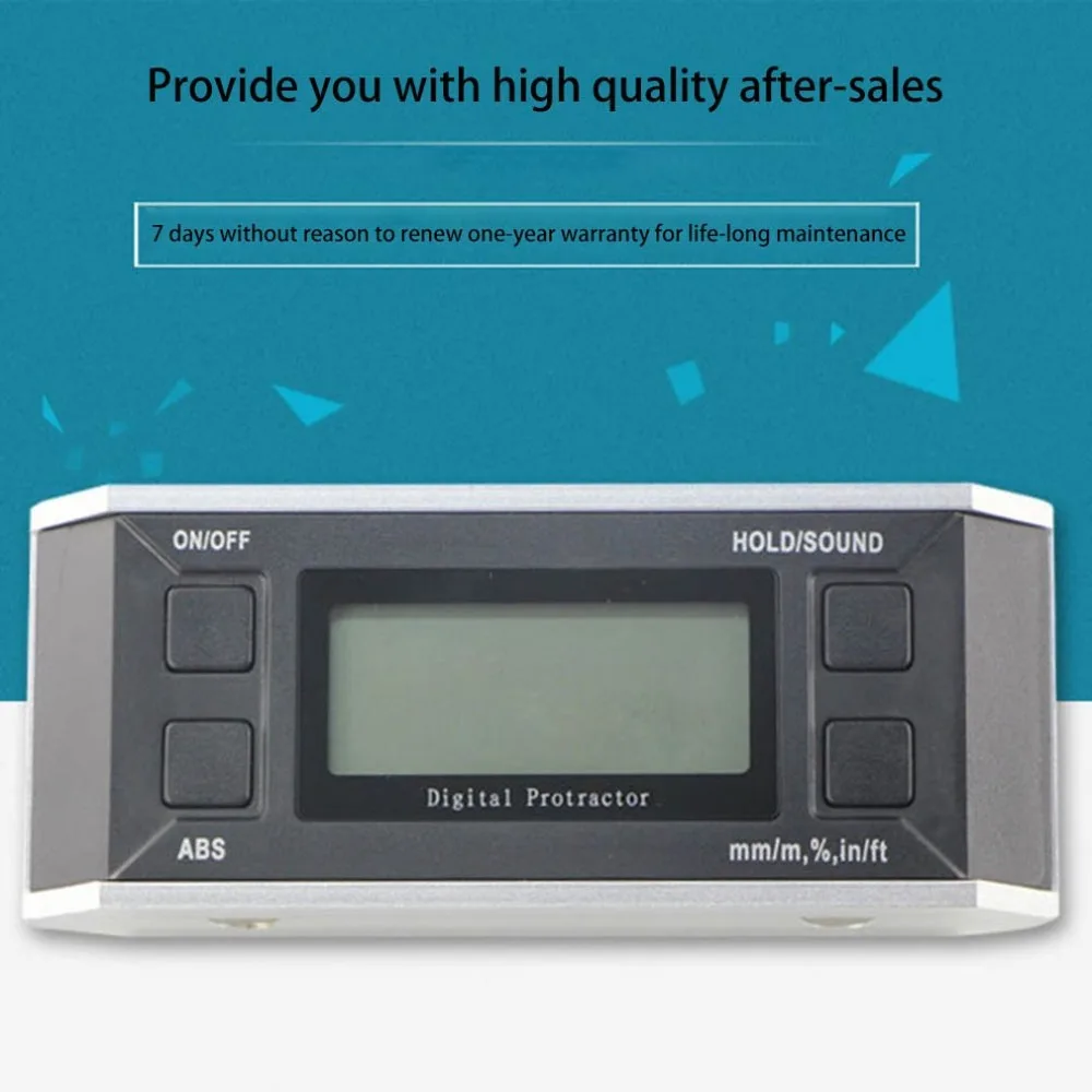 Мини цифровой транспортир точный Инклинометр электронный угловой измеритель