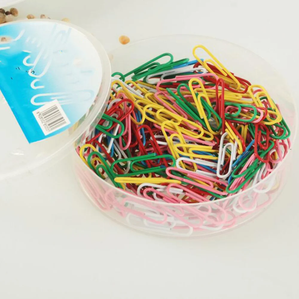 

250PCS 28MM Giant Paper Clips Home School Daily Office Supplies Metal Paper Clips (Silver)