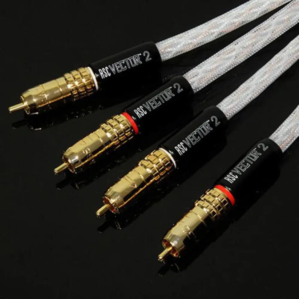Colleimage TARA Labs RSC Vector 2 Hifi 2RCA Cable High Quality DVD Amplifier Multinedia Interconnection Rca Audio | Электроника