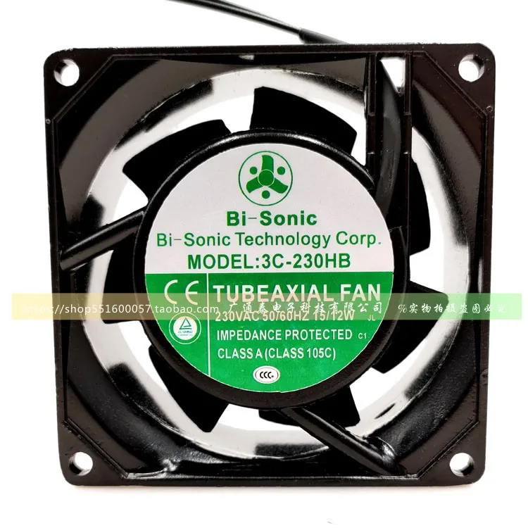 

Bi-Sonic Bi-sonic 3C-230hb 8038 230v 15/12W 8cm осевой охлаждающий вентилятор