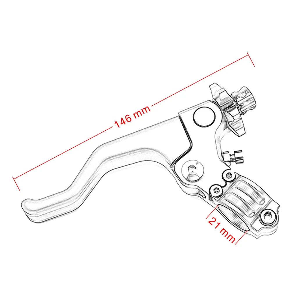 JAER короткие трюк рычаг сцепления для Honda CR125 CR250 CRF230F CRF250R CRF250X CRF450R CRF450X XR250 CRF250L/м NC700X