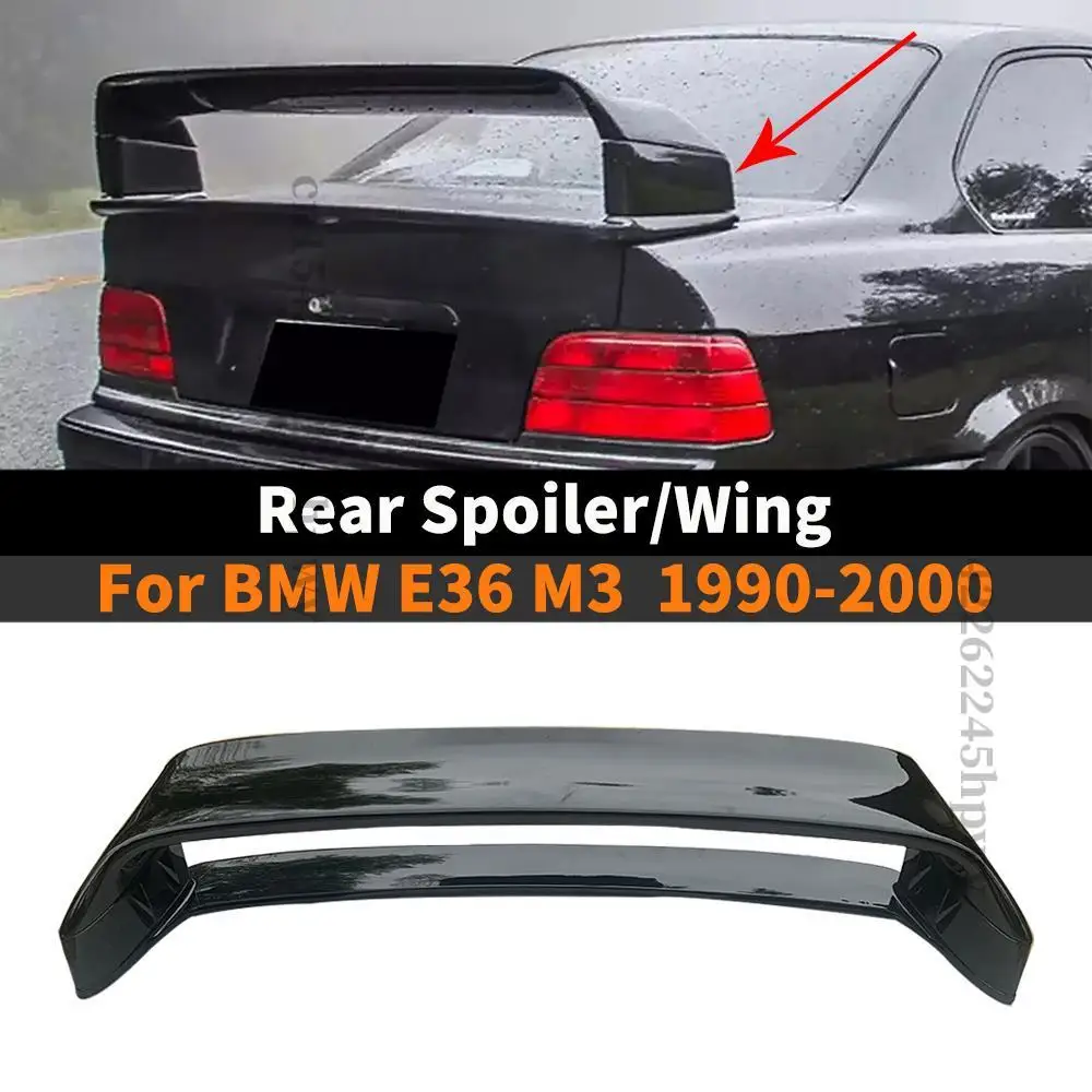 Rear Spoiler Wing Splitter Body Kit Boot Lip Accessories For BMW 3 E36 M3 1990 1991 1992 1993 1994 1995 1996 1997 1998 1999 2000
