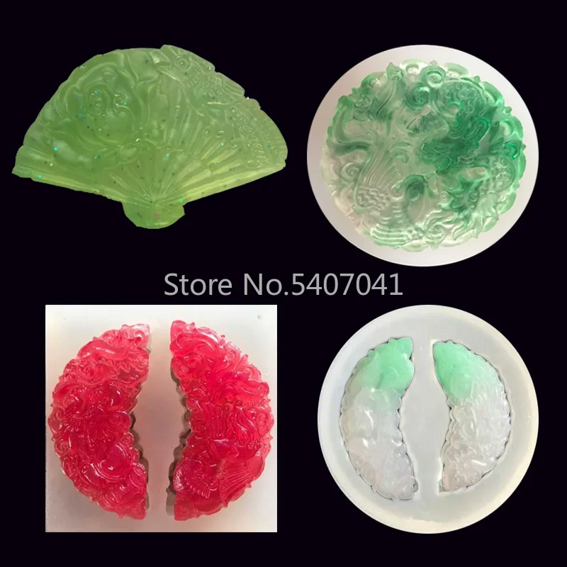 Подвеска из жидкого силикона в китайском стиле 1 шт | Украшения и аксессуары