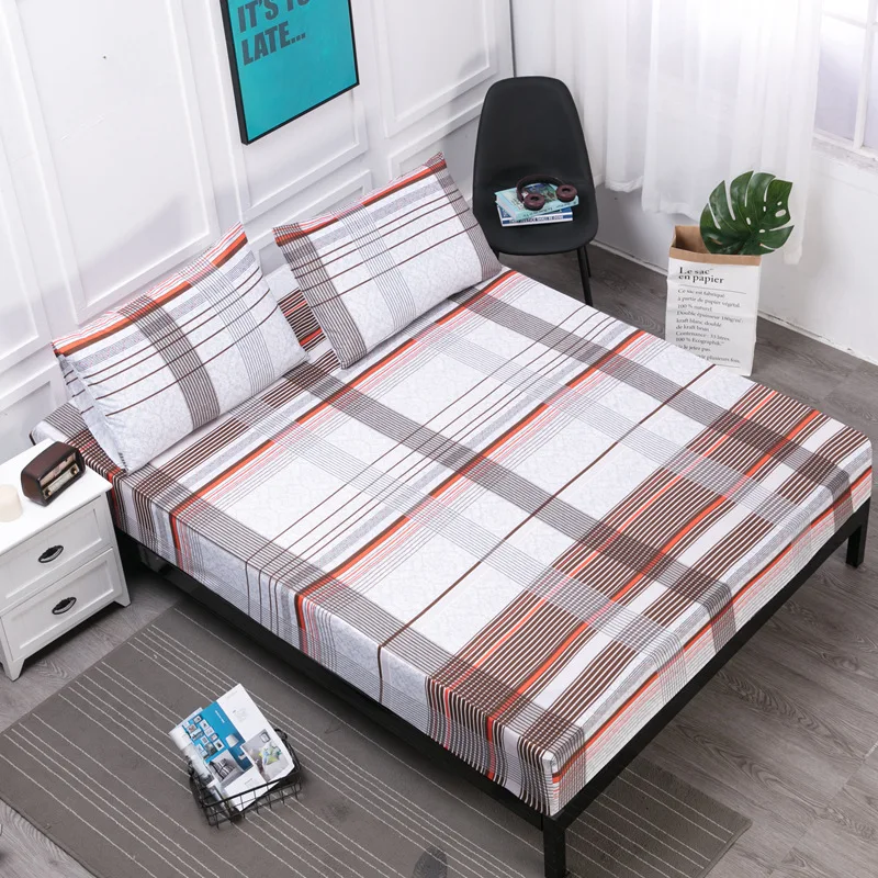 New pattern Waterproof Bed Mattress Cover Watertight Protector Pad Fitted Sheet Separated Water Linens with Elastic |